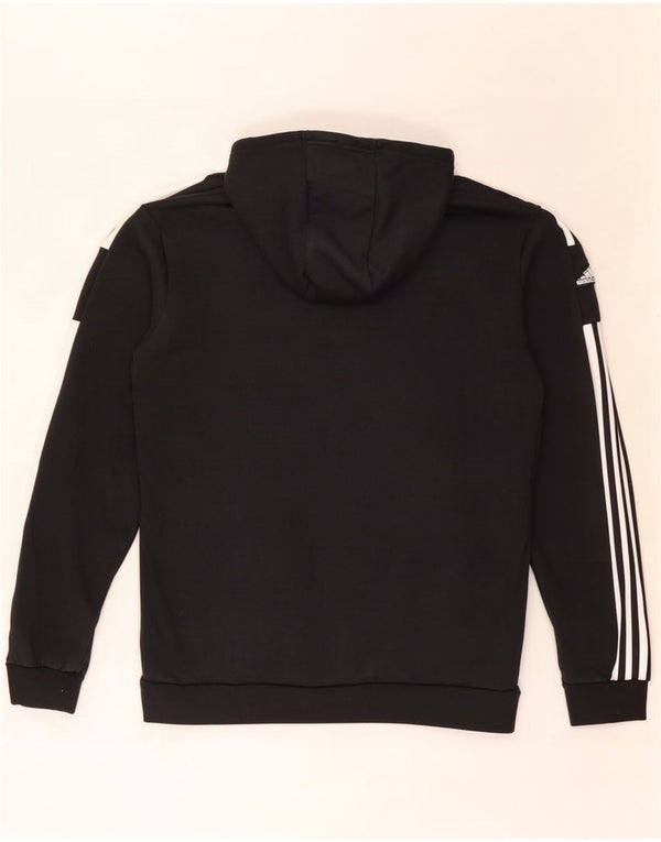 Męska bluza z kapturem Adidas z grafiką, duża, czarna, bawełniana z blokami kolorów