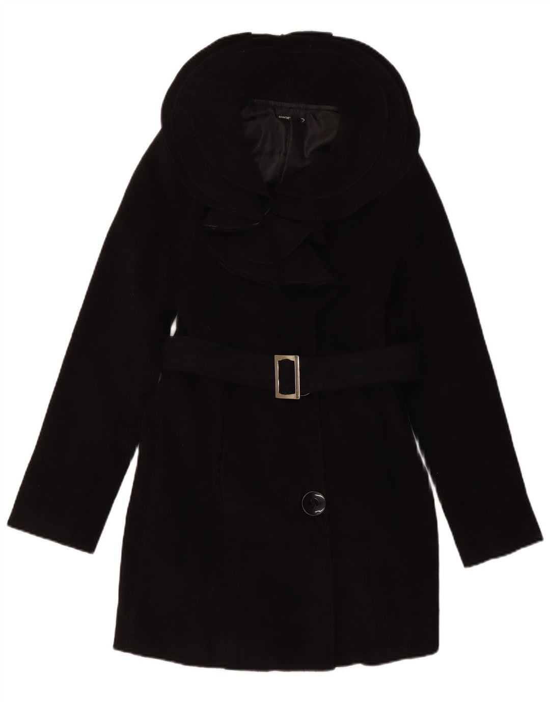 Płaszcz damski SASCH UK 12, średni czarny poliester