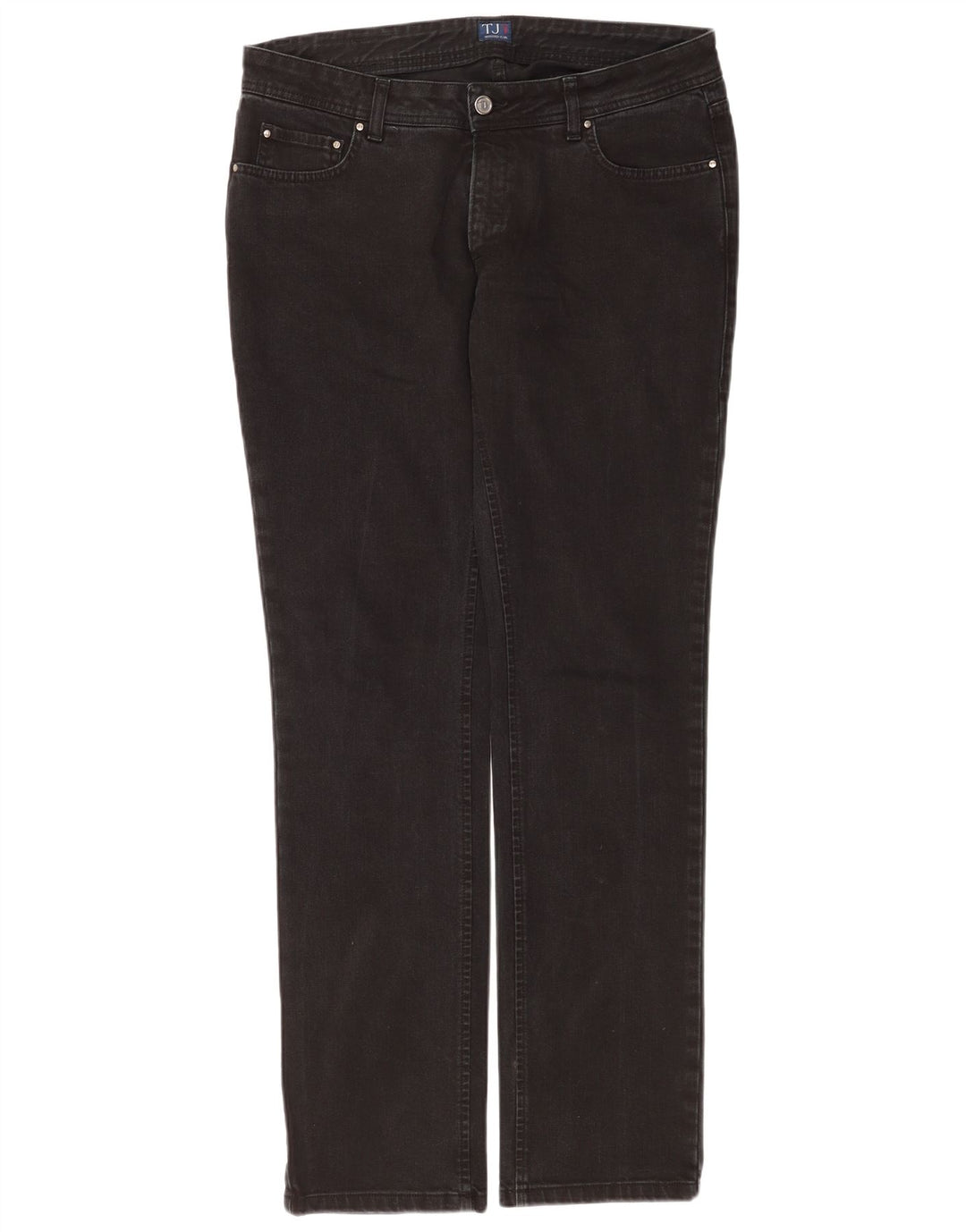 Damskie jeansy Trussardi W31 L33 Czarne bawełniane