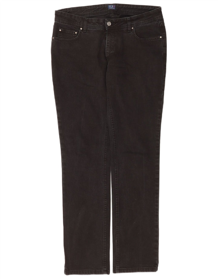 Damskie jeansy Trussardi W31 L33 Czarne bawełniane