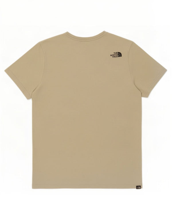 T-shirt męski The North Face, bawełniany, średni beż