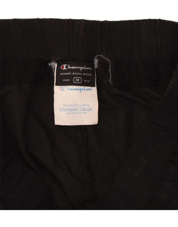 CHAMPION Womens Tracksuit Trousers Joggers UK 12 Medium  Black Polyester Vintage Champion and Second-Hand Champion from Messina Hembry 