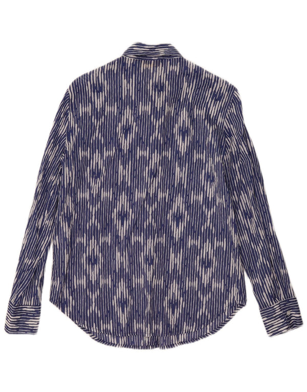Koszula damska Piombo UK 10 Small Blue Ikat Cotton