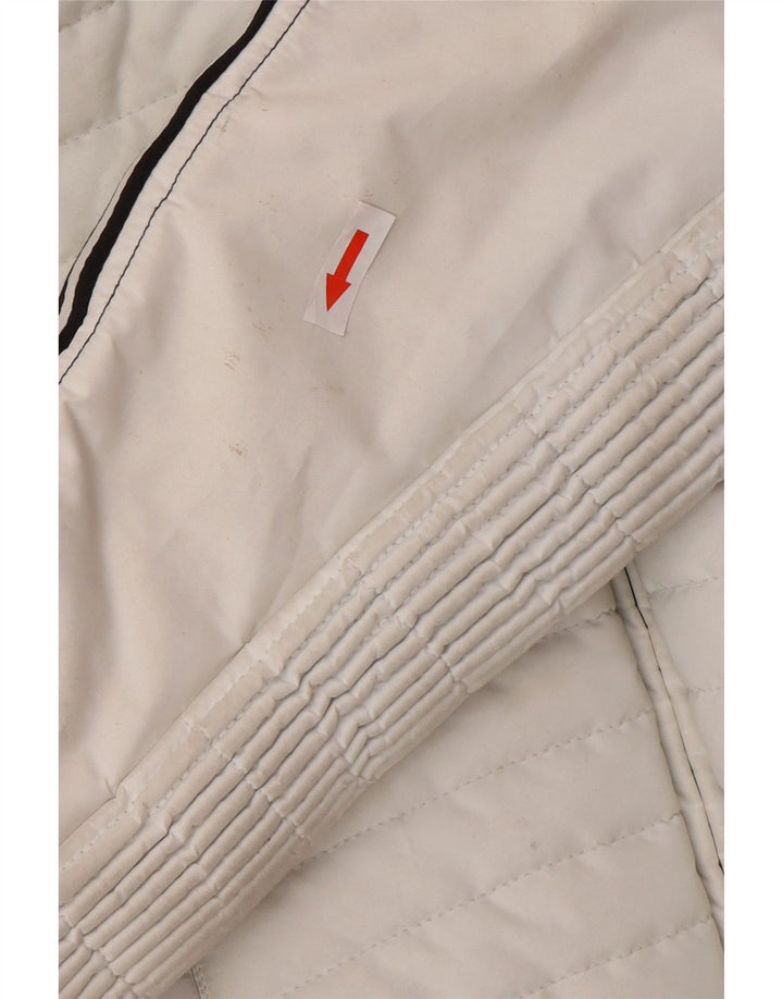 Damska kurtka wiatrówka z kapturem Colmar IT 44 Medium White Sports