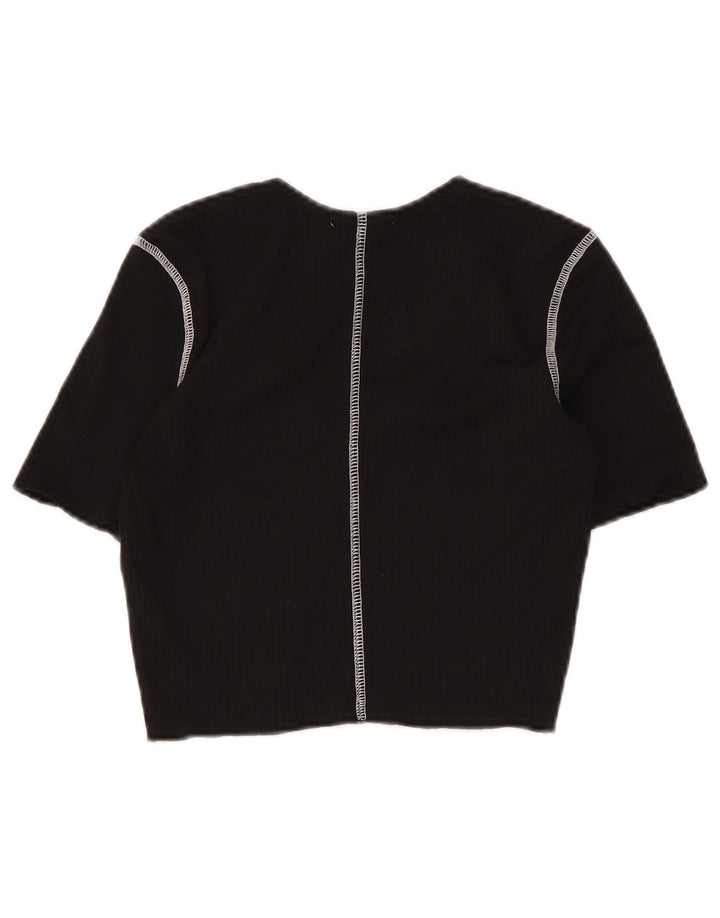 Damska bluzka Zara Crop Top UK 8 Small Black