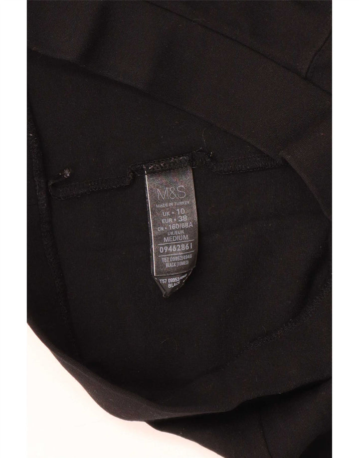 Legginsy damskie Marks & Spencer UK 10 Small, czarna wiskoza
