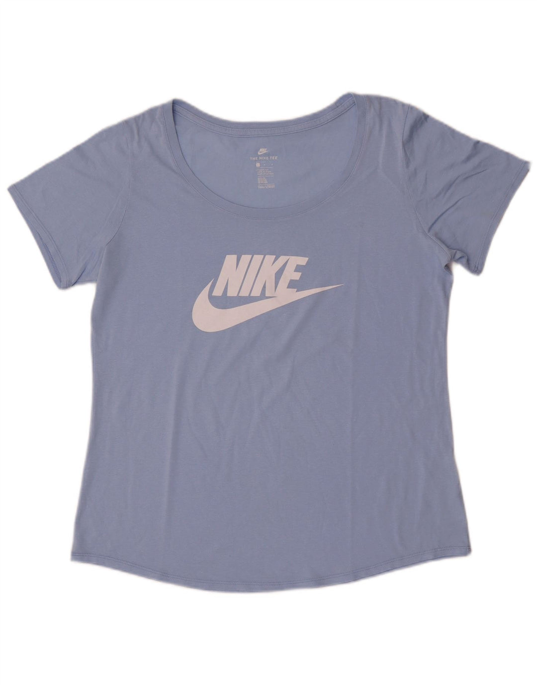 Damska koszulka Nike Athletic Cut Graphic Top UK 16, duży, niebieski poliester