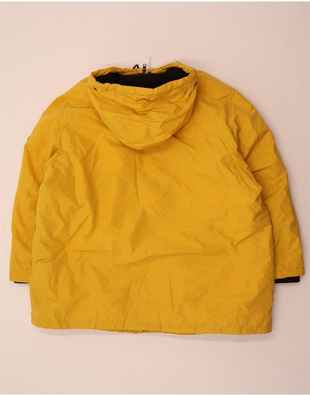Męska kurtka parka z kapturem Jack & Jones UK 46 3XL Żółty poliester