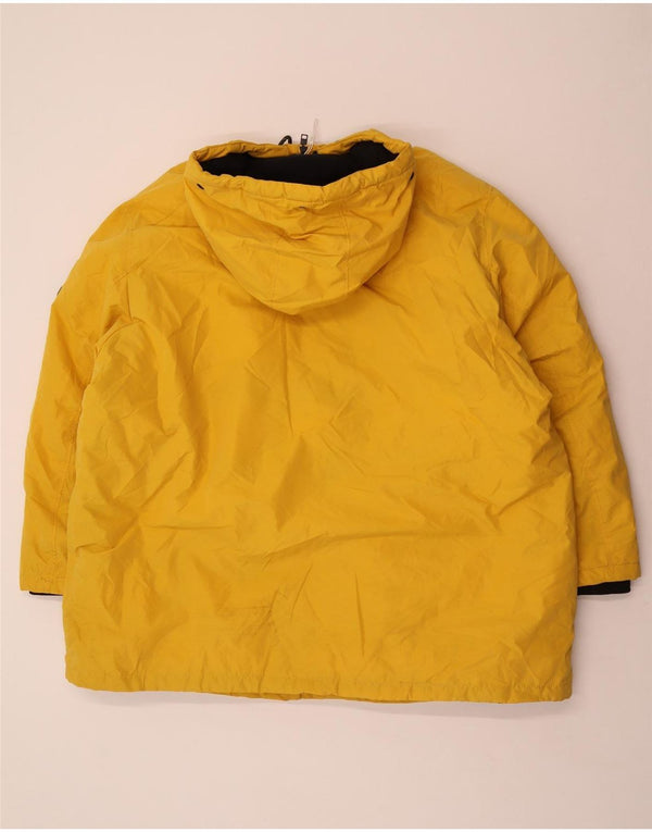 Męska kurtka parka z kapturem Jack & Jones UK 46 3XL Żółty poliester