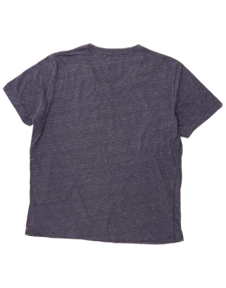 T-shirt męski DIESEL, mały, granatowy, nakrapiany