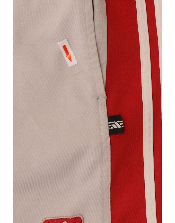 Męskie spodenki sportowe Adidas, małe, szare, bawełniane