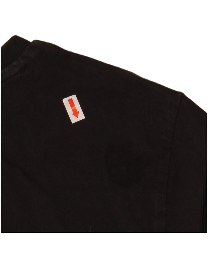 T-shirt męski PUMA Top, średni czarny, bawełniany