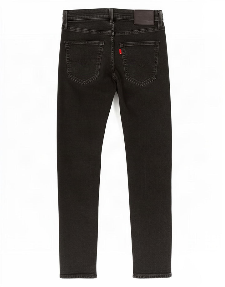 Męskie jeansy slim fit Levi's W31 L30 Czarna bawełna