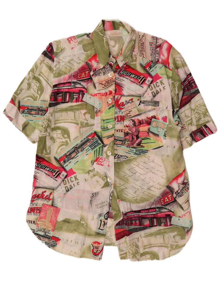 Damska bluzka koszulowa VERSE Graphic EU 40 Średni wielobarwny patchwork