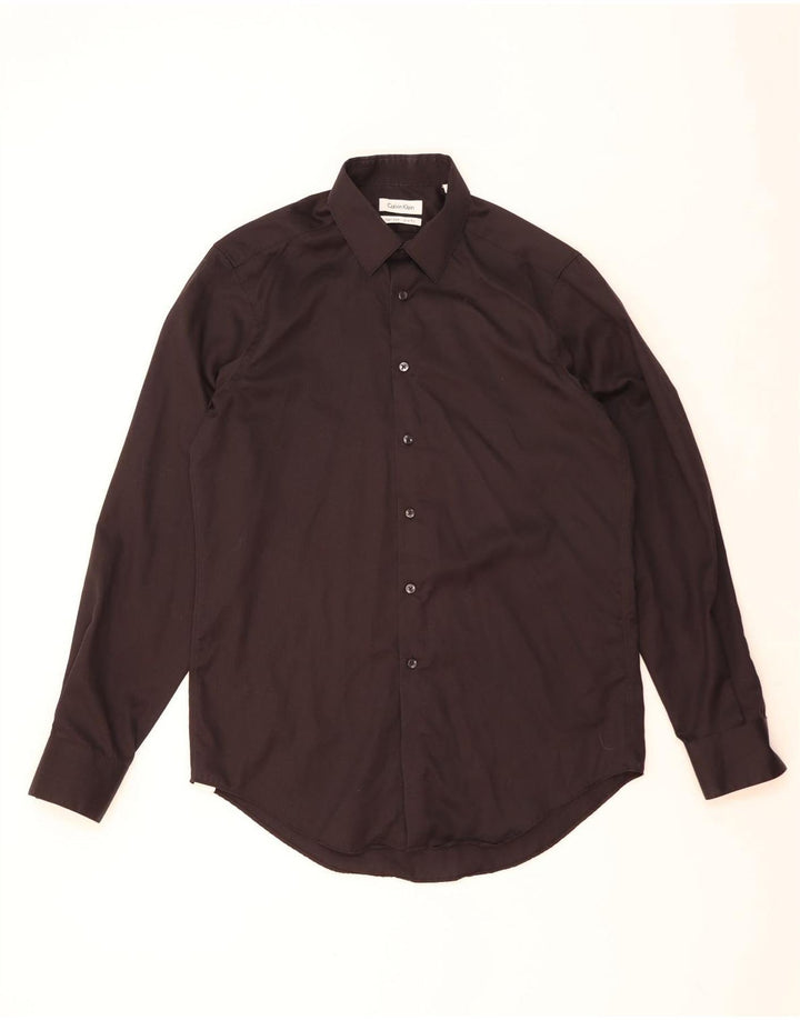 Koszula męska Calvin Klein Slim Fit, rozmiar 15 1/2, średnia czarna