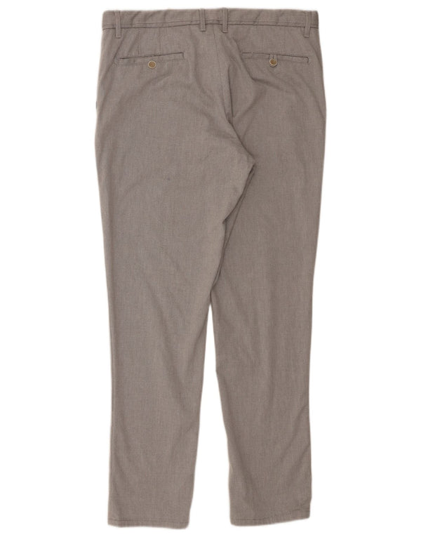 Męskie spodnie chino Zara EU 44 Large W34 L30 Szara bawełna