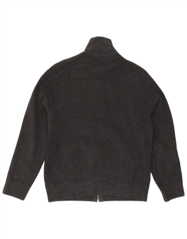Marks & Spencer Męski sweter rozpinany, duży, szary, poliester