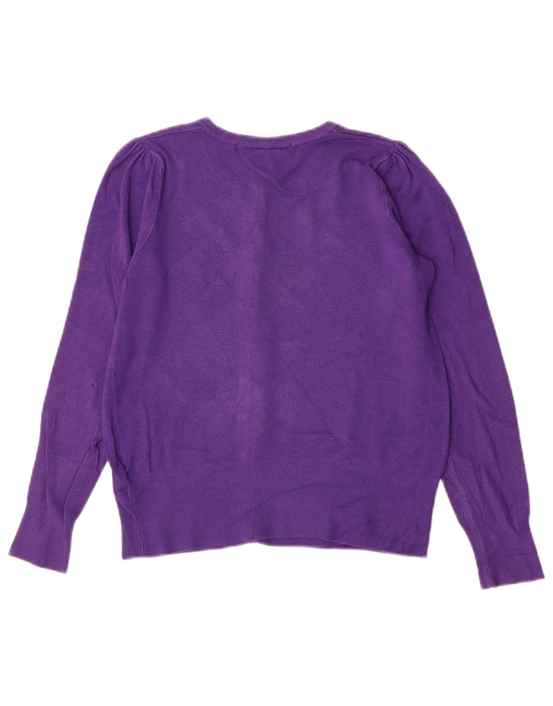 Marks & Spencer Damski sweter kardigan UK 10 Small Fioletowa Wiskoza