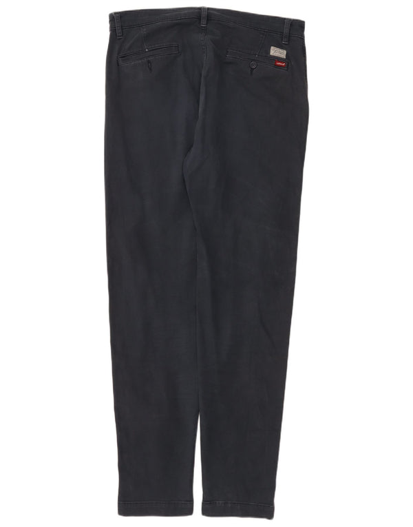Męskie standardowe zwężane spodnie chino Levi's W34 L34 Granatowa bawełna