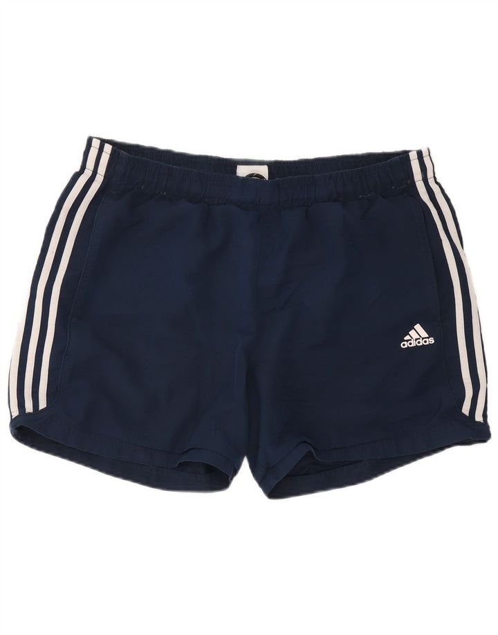 Męskie spodenki sportowe Adidas Climalite, duże, granatowe, z poliestru