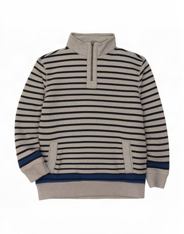 Męska bluza zapinana na zamek Tommy Hilfiger, duża, bawełniana w szare paski