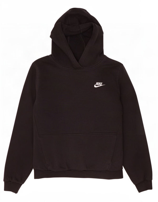 Dziewczęca bluza z kapturem Nike 13-14 lat XL, czarna, bawełniana
