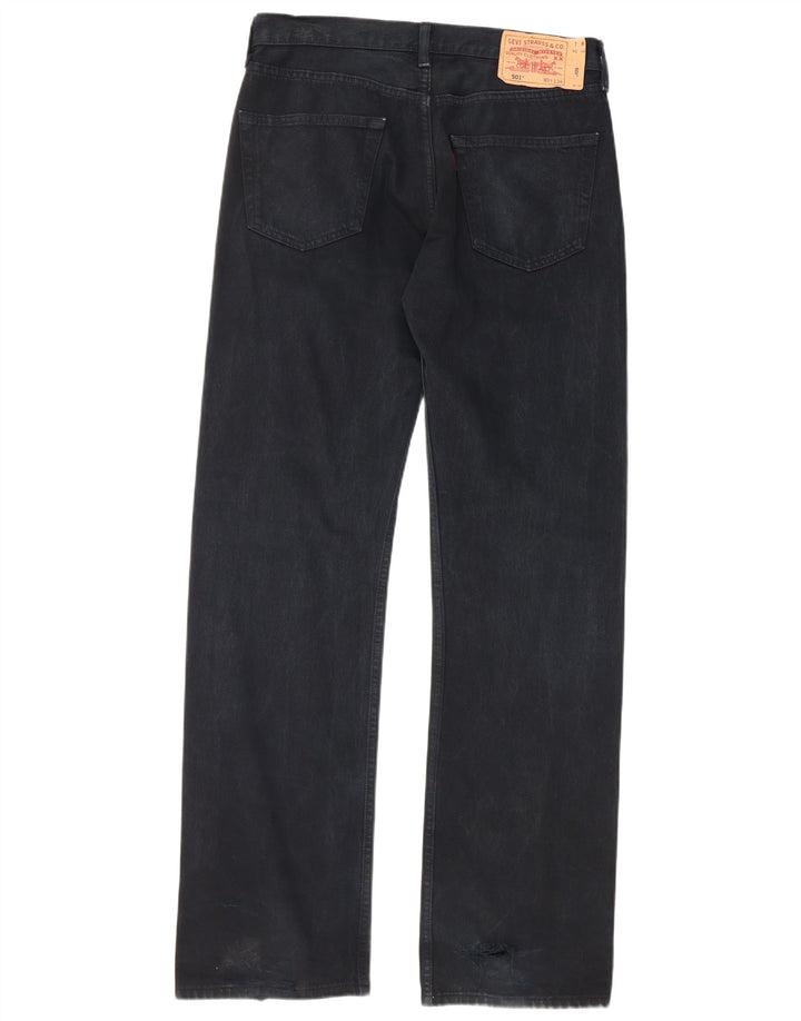 Męskie jeansy LEVI'S 501 Straight W31 L34 Granatowe