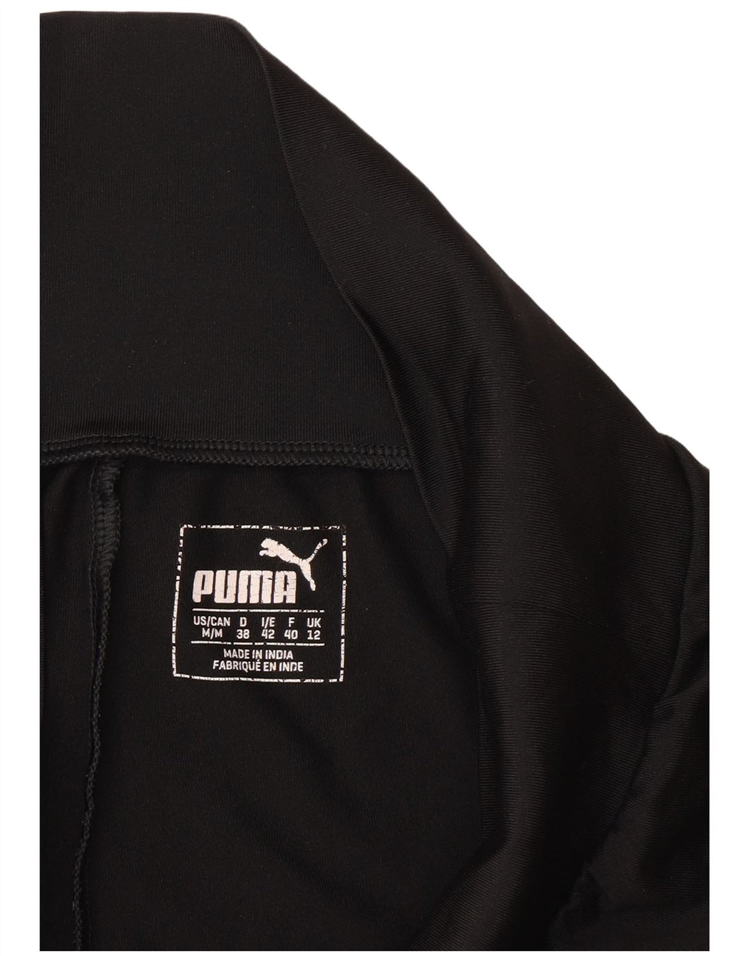 Damskie legginsy Capri Puma UK 12, średni czarny poliester