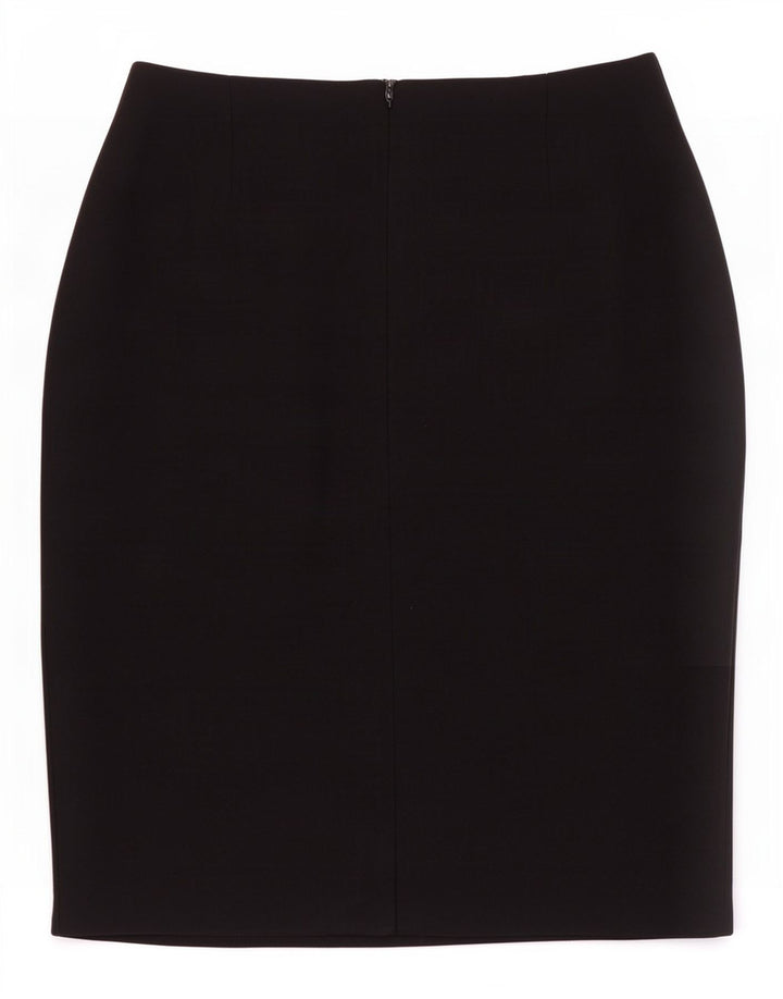 Marks & Spencer Damska spódnica ołówkowa UK 14 Medium W28 Czarna wiskoza