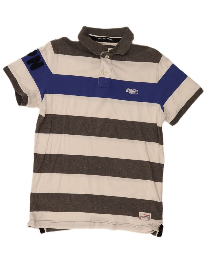 Męska koszulka polo Superdry XL, bawełniana w kolorowe paski
