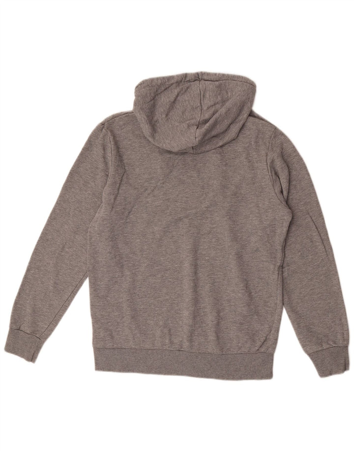 Męski sweter z kapturem Jack & Jones, średnioszary, bawełniany w cętki