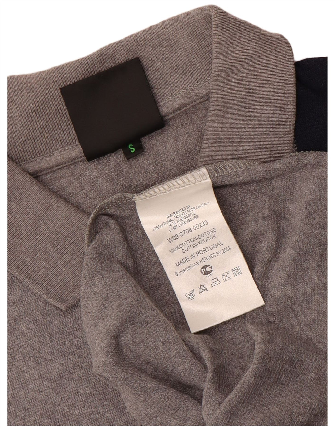 Męska koszulka polo Bikkembergs, mała, szara, bawełniana w bloki kolorów