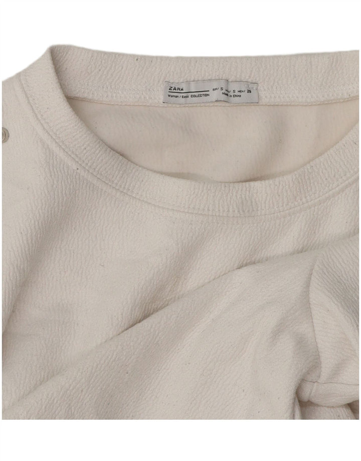 Bluzka damska Zara Top UK 10 Small White