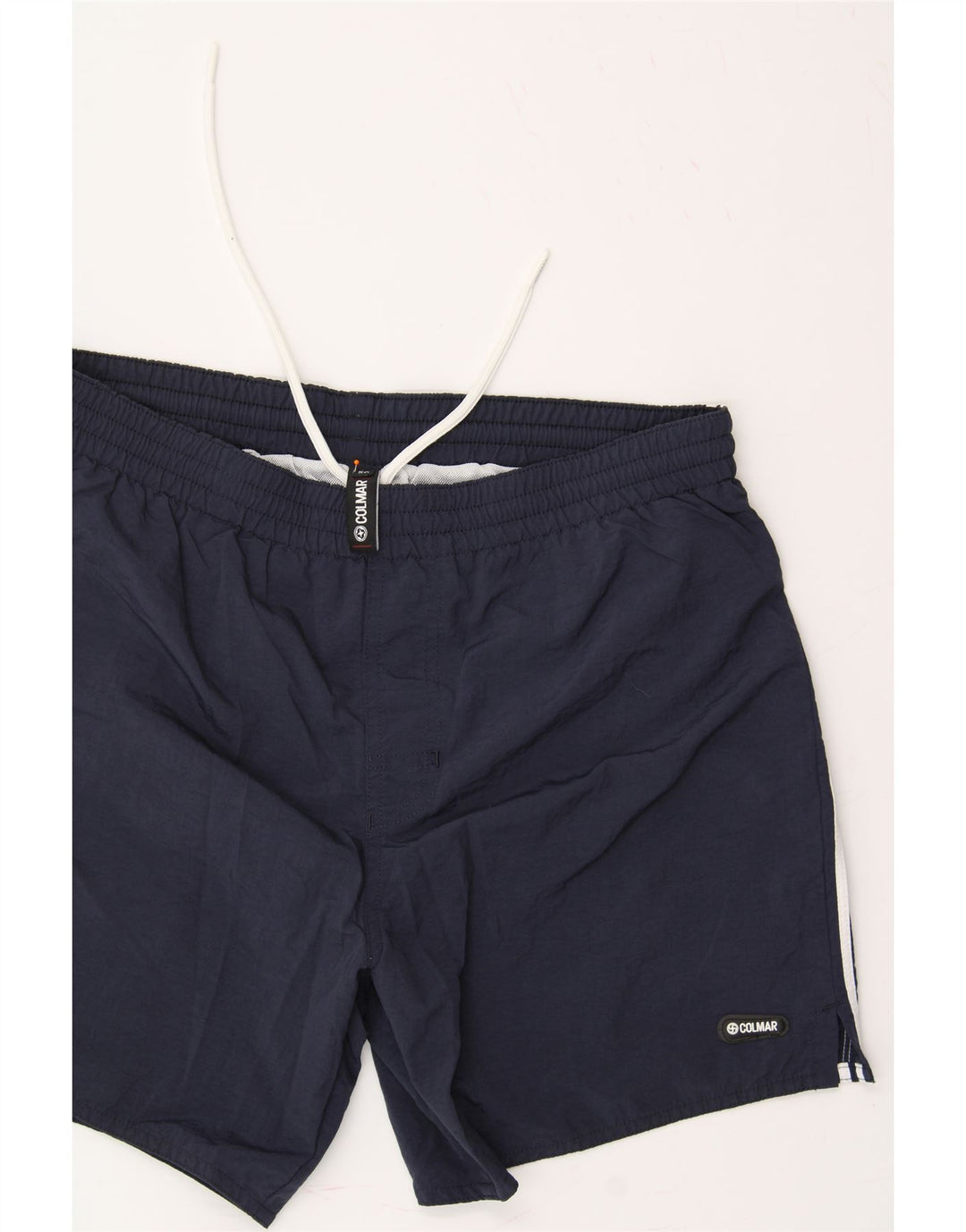 COLMAR Mens Swimming Shorts IT 50 Medium  Navy Blue Polyester Vintage Colmar and Second-Hand Colmar from Messina Hembry 