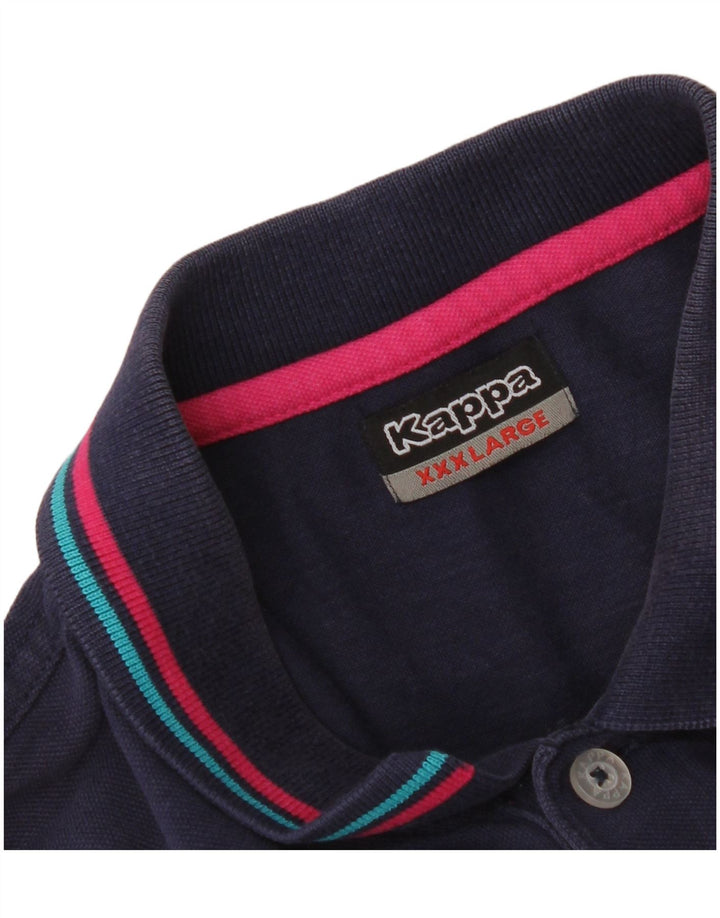 Męska koszulka polo Kappa 3XL granatowa