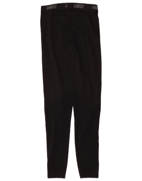 Damskie legginsy Nike Graphic UK 12, średni czarny poliester