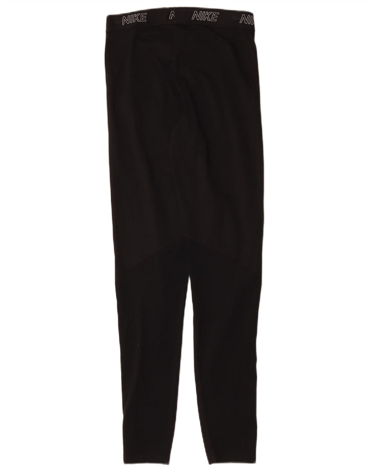Damskie legginsy Nike Graphic UK 12, średni czarny poliester