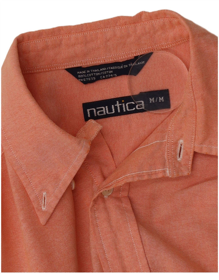 Koszula męska Nautica, bawełniana, średnia, pomarańczowa