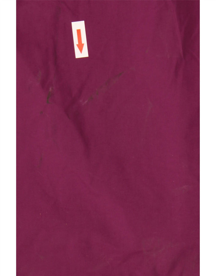 Damska kurtka przeciwdeszczowa Mountain Warehouse UK 16, duży, fioletowy nylon w bloki kolorów