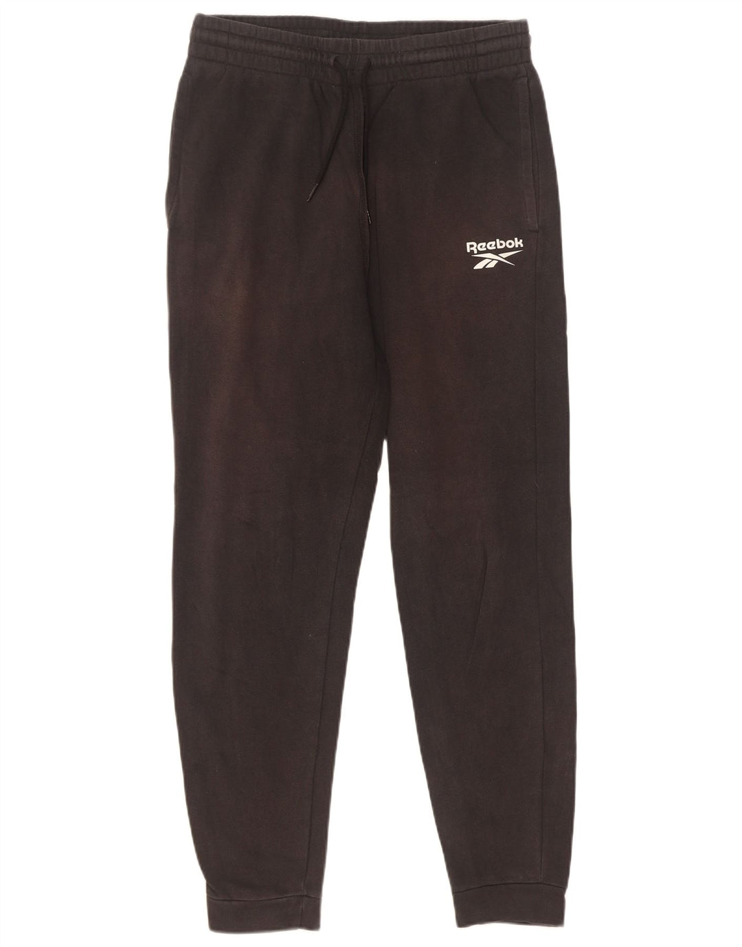 Męskie spodnie dresowe Reebok Joggers, małe, czarne, bawełniane