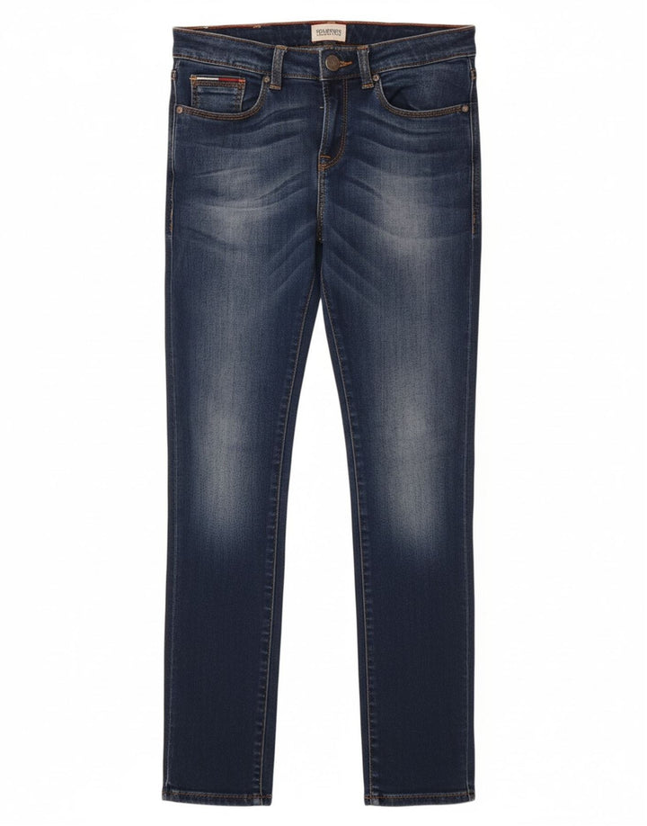 TOMMY HILFIGER Dżinsy chłopięce Skinny 13-14 lat W26 L29 Niebieskie bawełniane