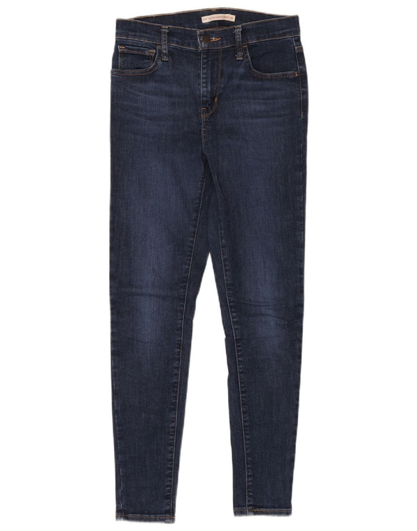 Damskie jeansy LEVI'S 720 z wysokim stanem, bardzo obcisłe W25 L28, niebieska bawełna