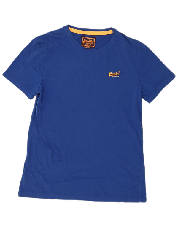 T-shirt męski Superdry Top XL, niebieski, bawełniany