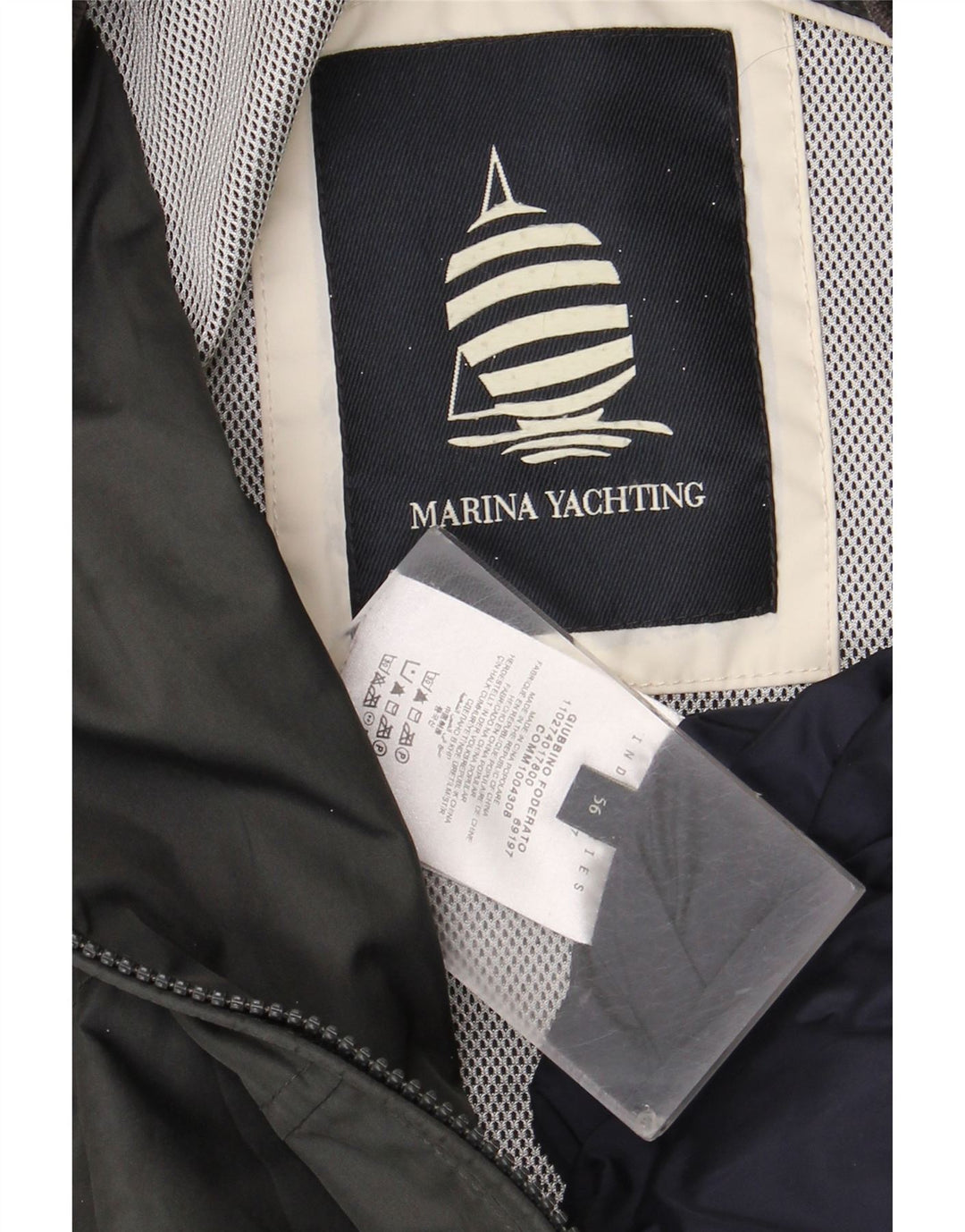 Męska kurtka bomber Marina Yachting IT 56 3XL Zielony poliester
