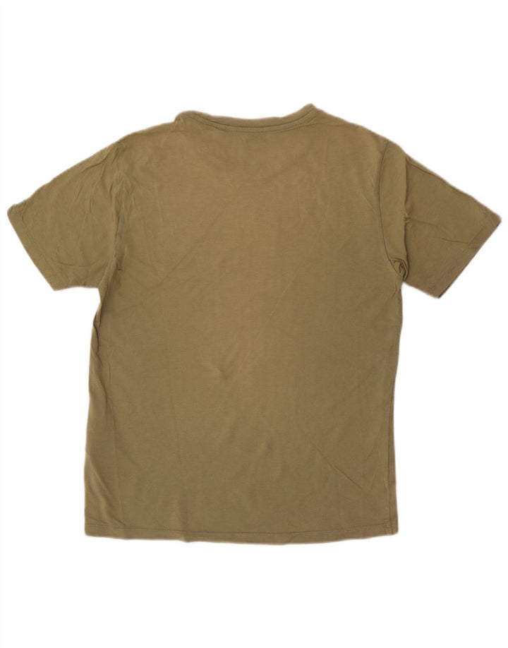 Męski T-shirt z grafiką Levi's, mały, bawełniany khaki