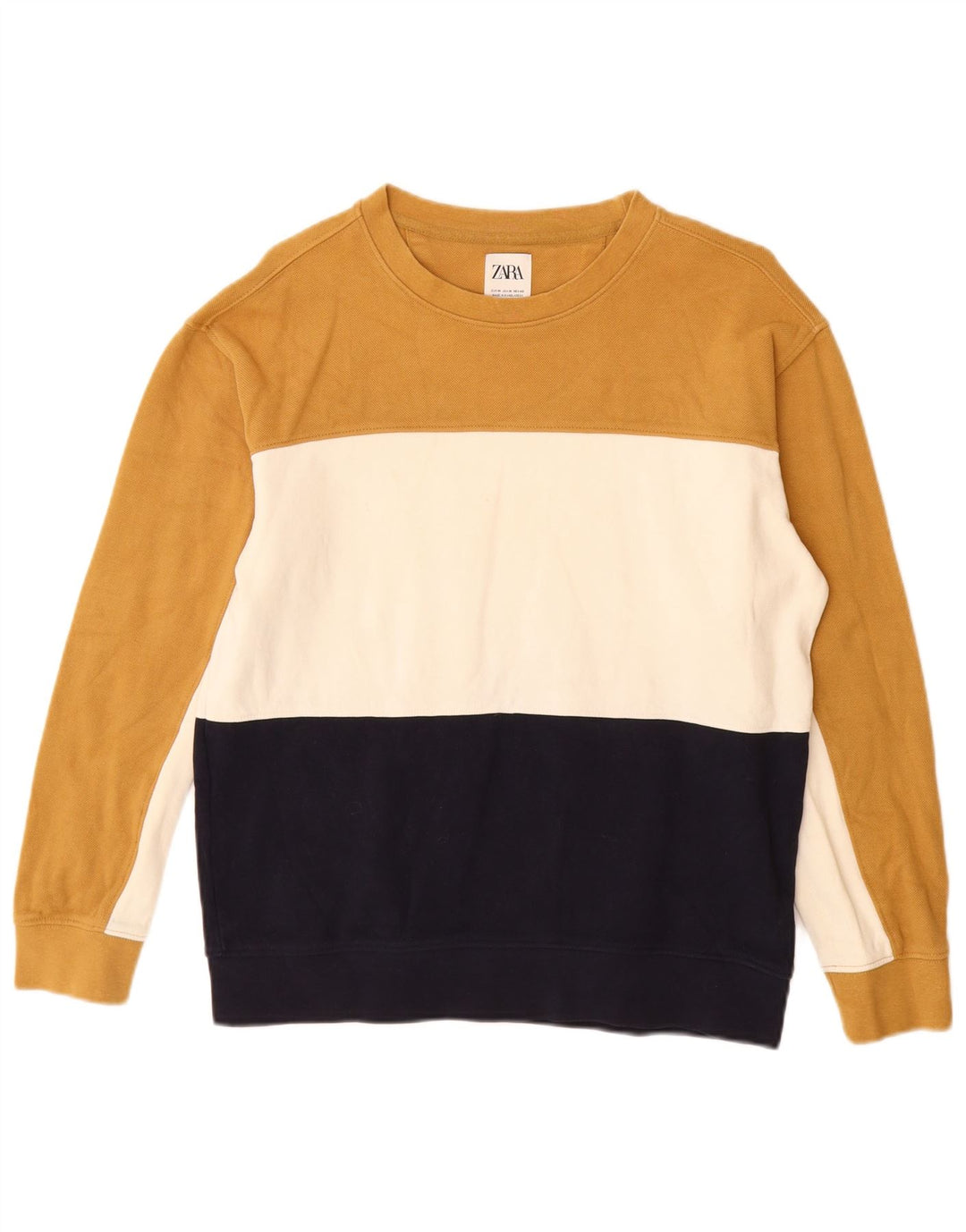 Damski sweter Zara UK 14, średni, wielokolorowy blok kolorów