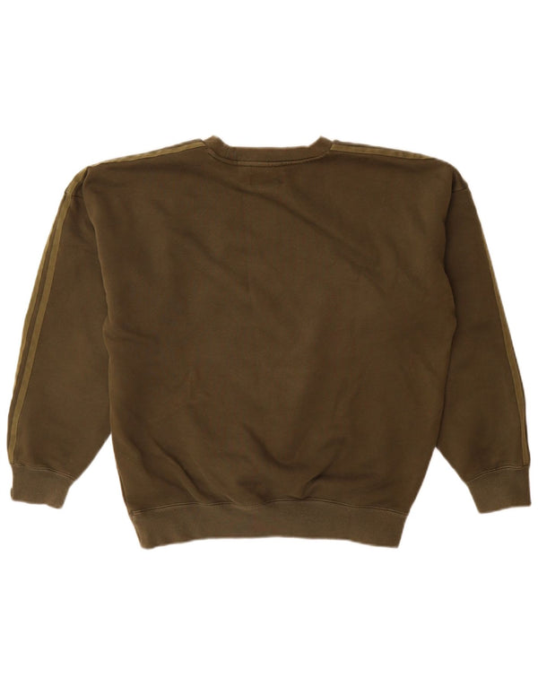 Bluza męska Adidas, mała, bawełniana khaki