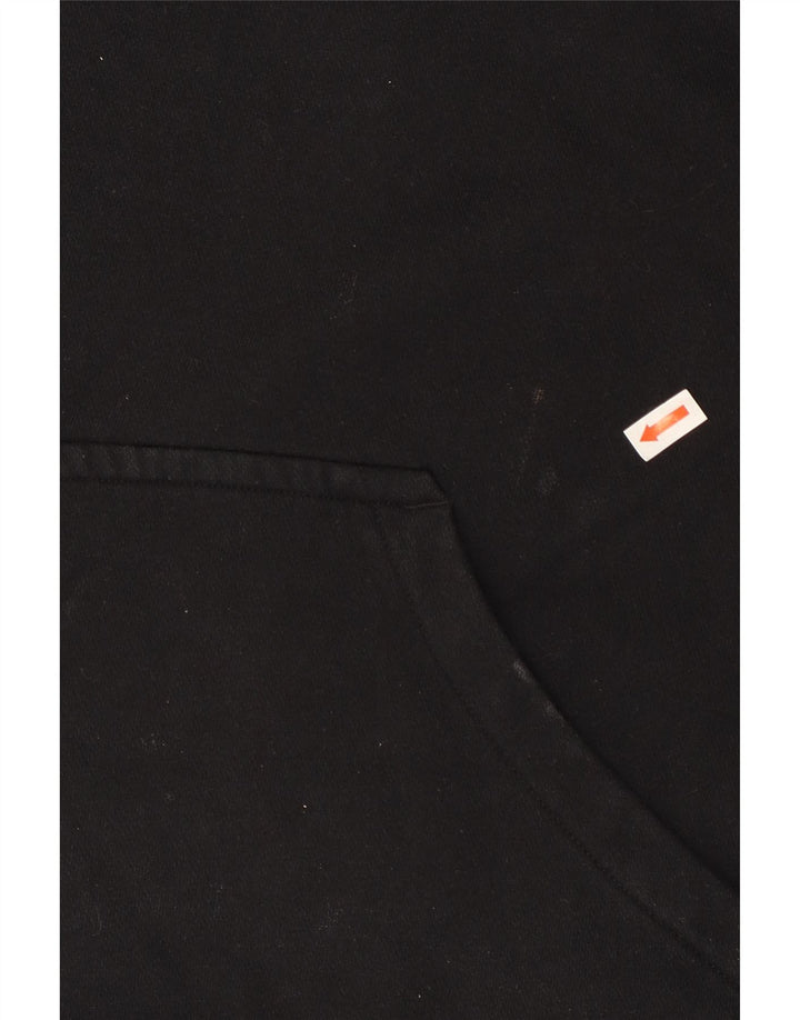 Damski sweter oversize z kapturem Nike UK 14, średni czarny, bawełniany