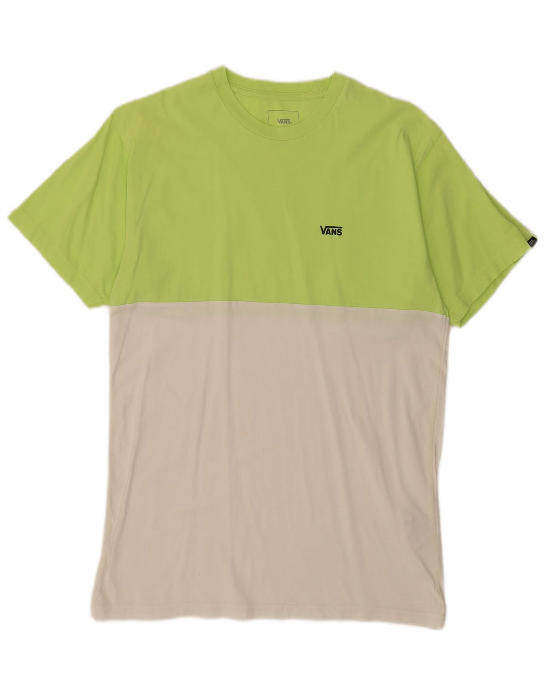T-shirt męski Vans o klasycznym kroju, bawełniany, w kolorze średniej zieleni