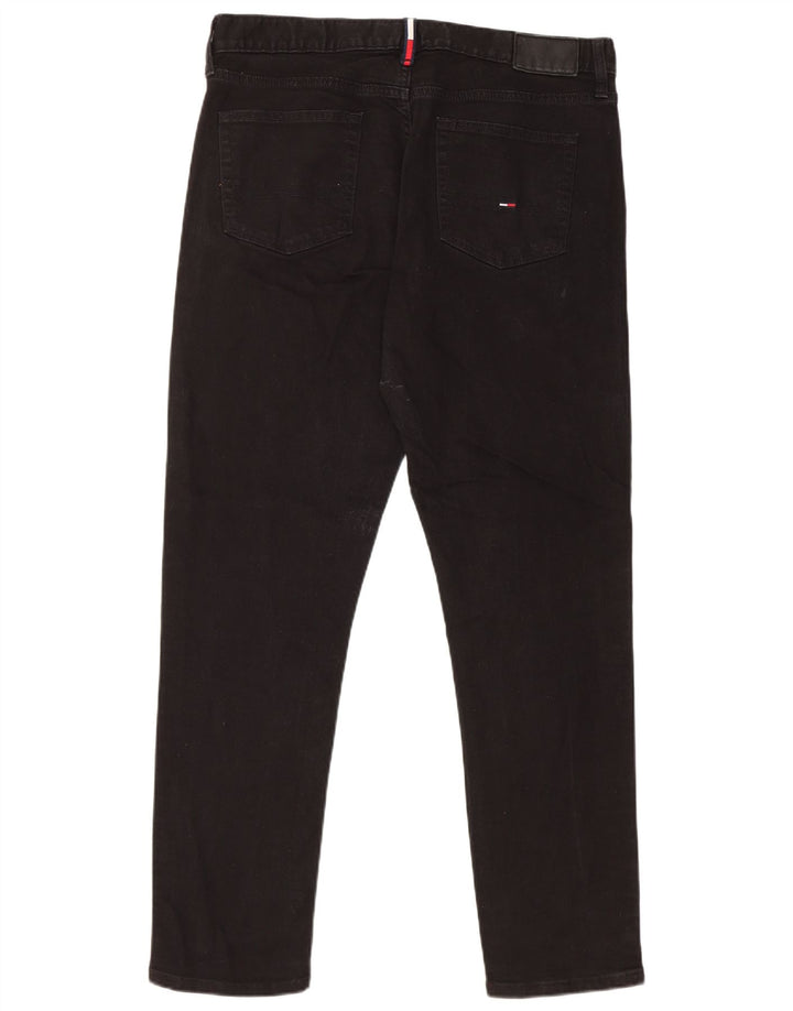 Męskie jeansy slim fit Tommy Hilfiger W34 L32 czarne